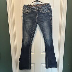 Rock Revival Dark Blue Flare Jeans